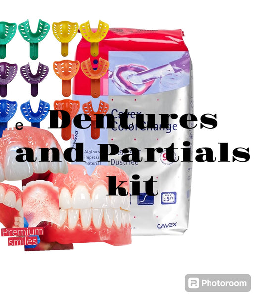 Transform Your Smile with Our Complete Denture & Partials Kit: Achieve the Perfect Fit and Confidence!